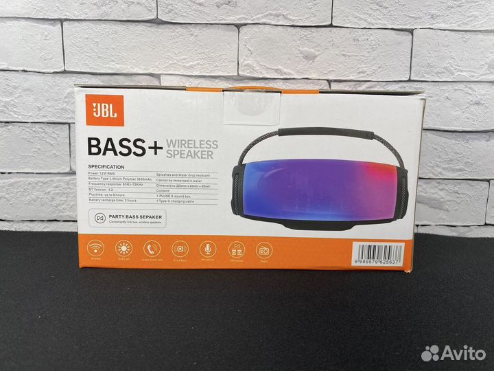 Колонка jbl puls 6 усиленный басс новая