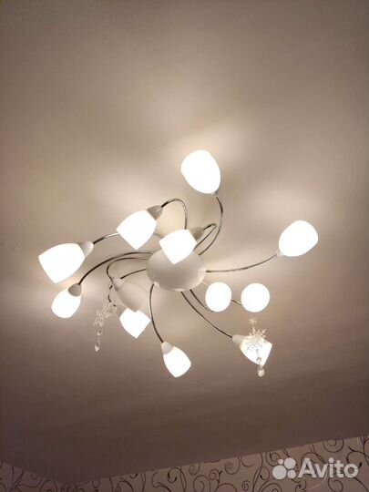 Люстра потолочная бу