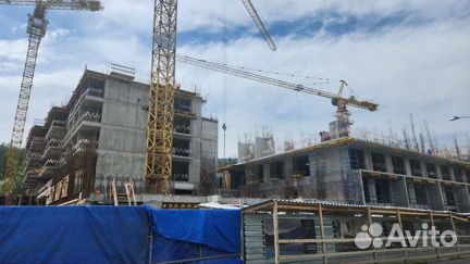 Ход строительства Комплекс апартаментов «Бирюзовая Катунь» 2 квартал 2024