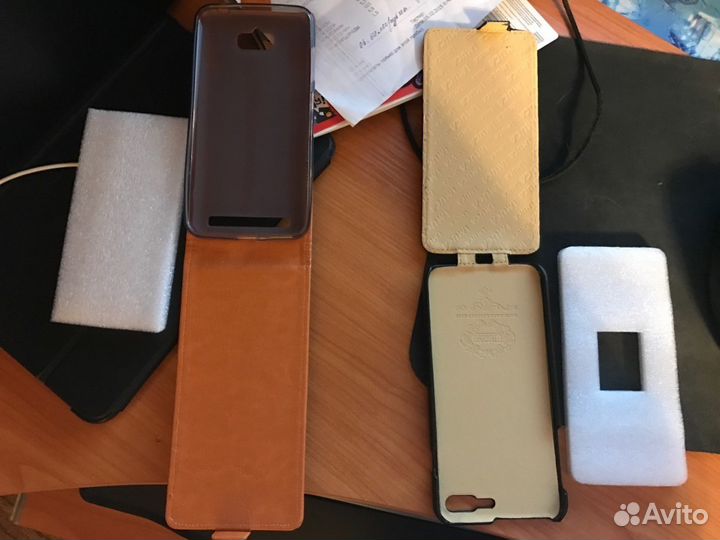 Флип кейсы для iPhone 7 plus и asus Zenfone ZC
