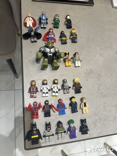 Lego минифигурки super heroes лотом