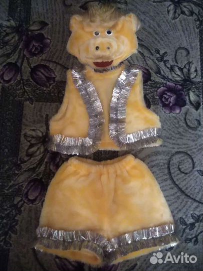 Костюм хрюшки на 3-4 года