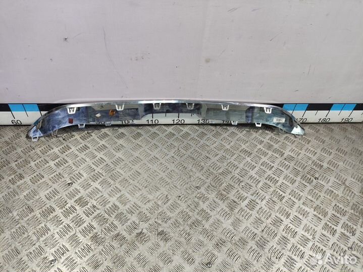 Б/У Накладка заднего бампера (нижняя, хром)#001