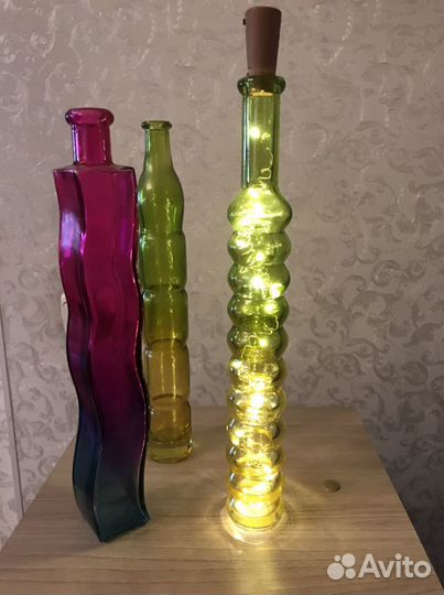 Бутылка стеклянная