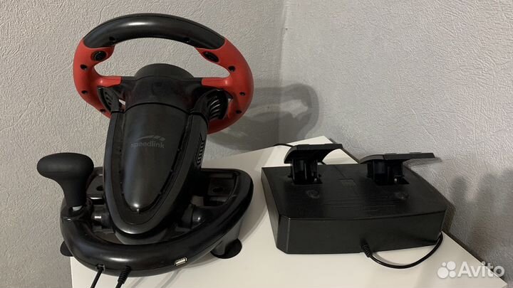 Игровой руль с педалями для PS