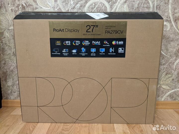 Монитор 4k asus ProArt (PA279CV) 27”
