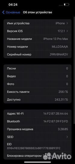 iPhone 13 Pro Max, 256 ГБ