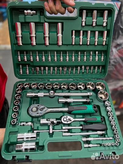 94 предмета Набор инструментов 1/2 и 1/4