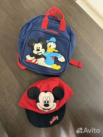 Рюкзак и кепка детские Микки Маус Disney