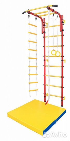 Шведская стенка barfits Детский круглик 3.0 красн