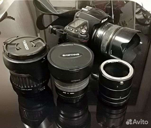 Nikon D90 + 4 объектива + прочее