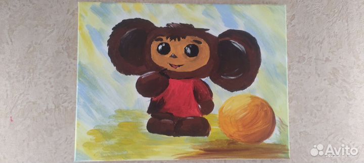 Картина чебурашка