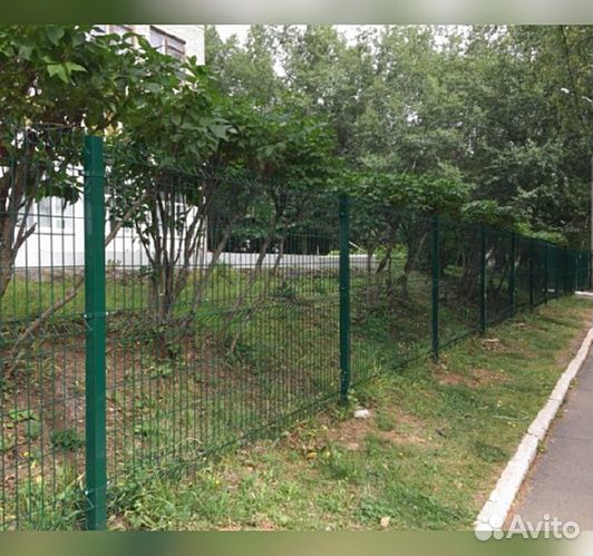 Сетка для забора 3d