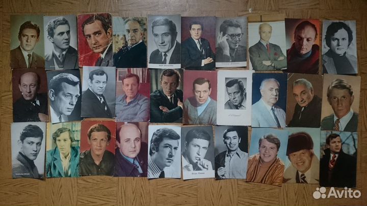 Фотографии актёров кино СССР. №1. 250шт. Список