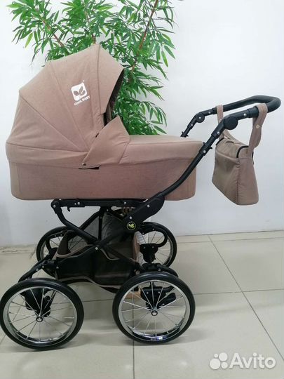 Новая коляска-классика 2в1 Cool Baby (бежевый)