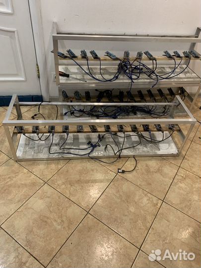 Каркас для майнинг фермы на 12 карт + рейзера