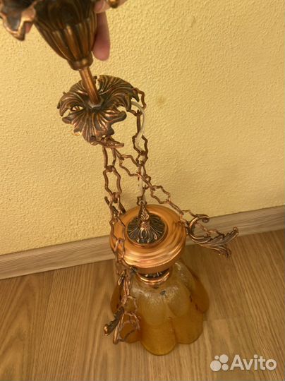 Светильник потолочный медь