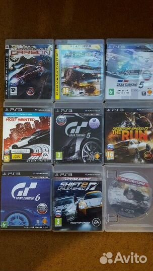 Гонки разных жанров PS3