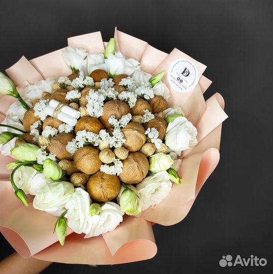 Ореховый букет, букет из орехов