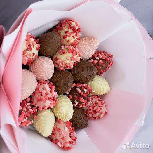 Букет клубника в шоколаде