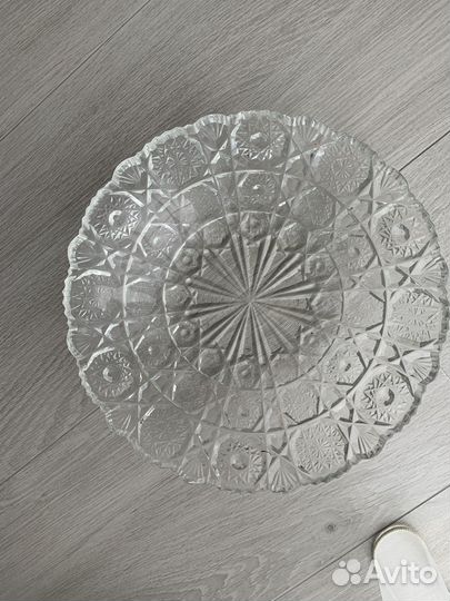 Ваза хрустальная