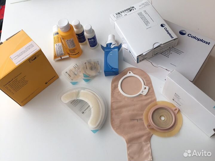 Мешки пластины и кремы и мази по уходу за стомой