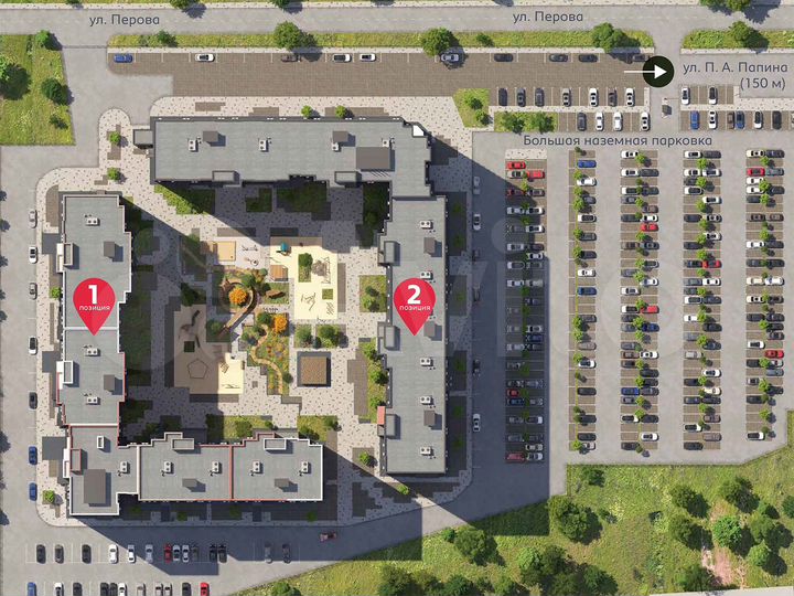 1-к. квартира, 38,1 м², 2/17 эт.