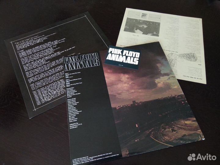 Pink Floyd - Animals 1- й Japan пресс 1977 EX+