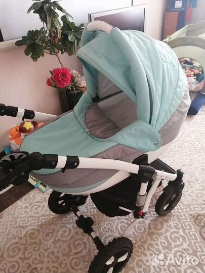 Коляска adamex 3 в 1 бу