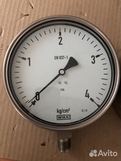 Манометр wika en837-1