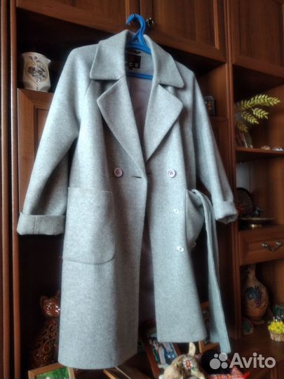 Пальто демисезонное женское 48