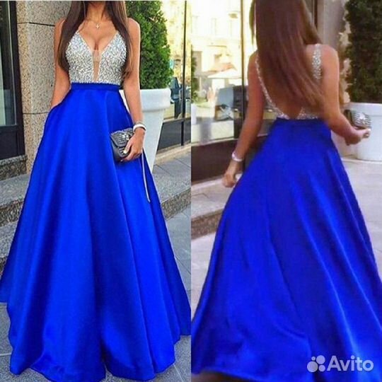Вечернее платье на выпускной длиннное