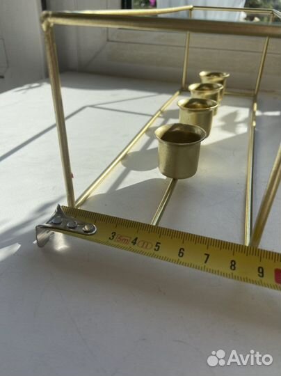 Подсвечник золотой Sinsoy новый