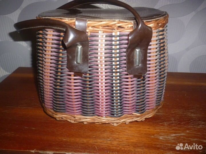 Корзинка плетёная детская СССР