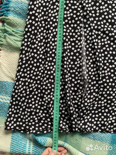 Юбка в цветок из вискозы