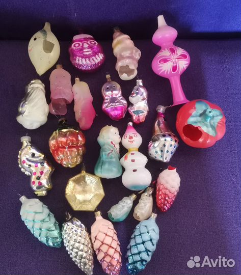 Елочные игрушки в реставрацию