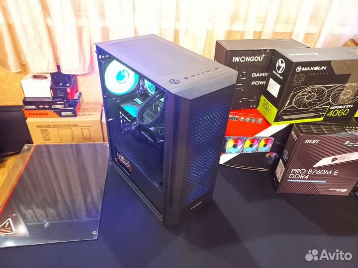 Игровой i5 12400F/B760/ RTX 4060/ DDR4 16Gb/ SSD M