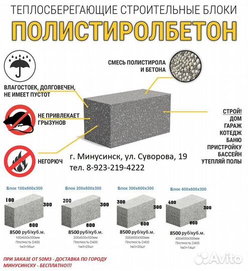 Пенополистирол блоки