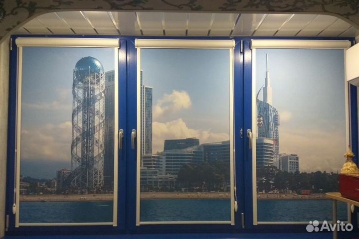 Рулонные шторы с фотопечатью