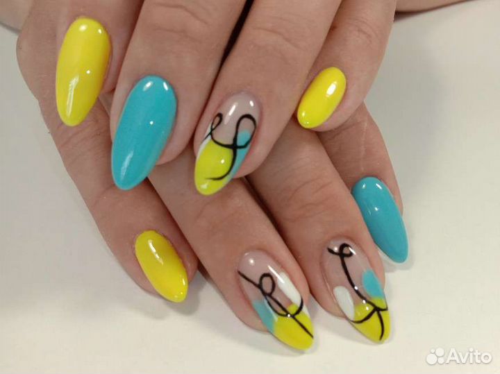 Маникюр наращивание