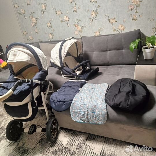 Детские коляски 2 в 1 Адамекс