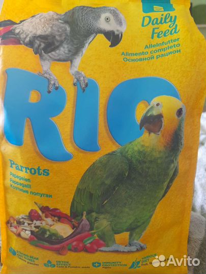 Корм для попугая новый