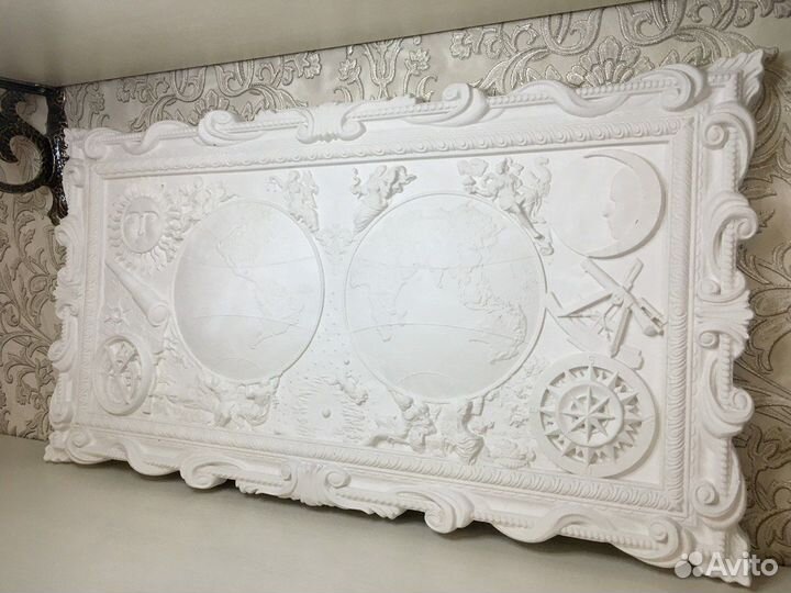 Барельеф Карта Мира