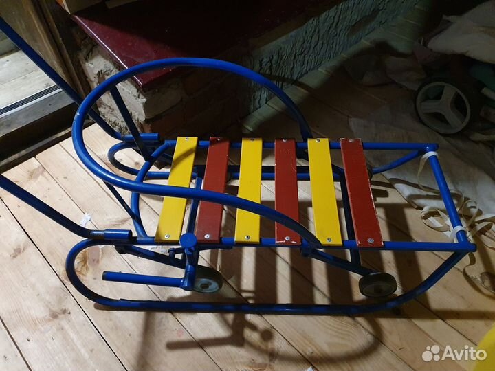 Санки с колесами