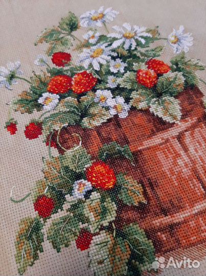 Вышивка крестом,готовая работа