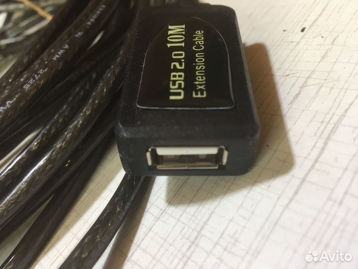 Активный USB 2.0 удлиннитель 10 метров