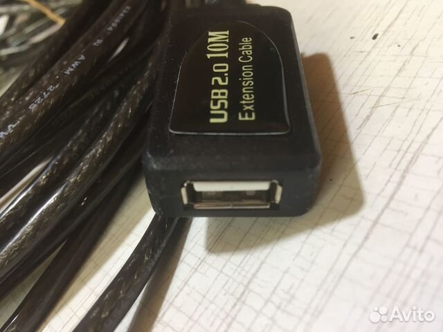 Активный USB 2.0 удлиннитель 10 метров