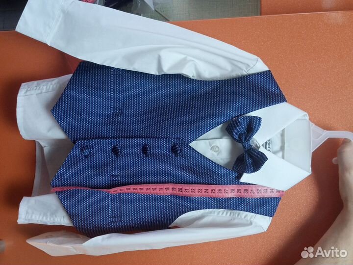 Рубашка + жилетка + бабочка