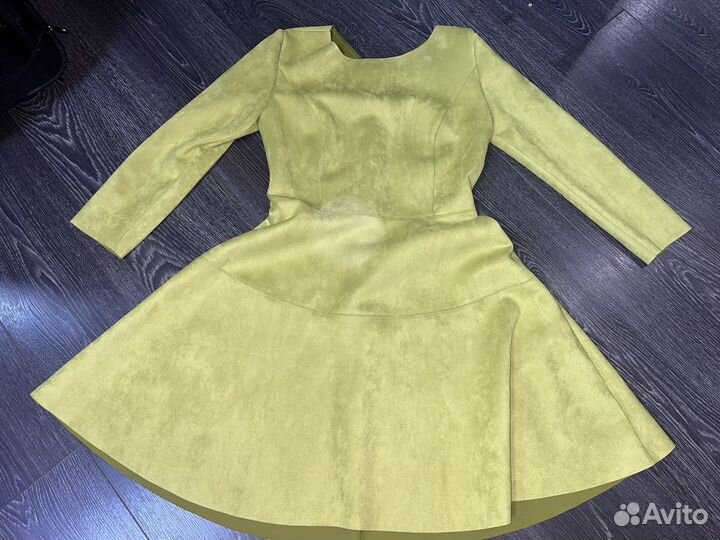 Платье из искусственной замши 44