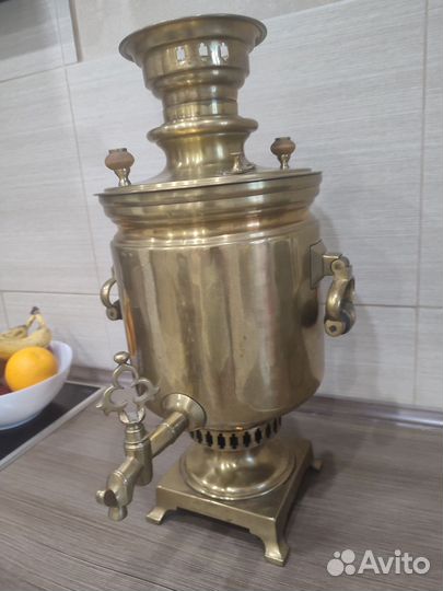 Самовар на дровах старинный